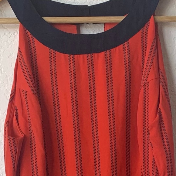 2/$20 NWOT ModCloth Striped A-Line Keyhole Back Dress - Picture 3 of 3